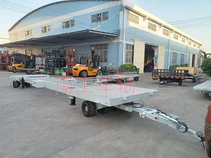 18吨大型船艇转运工具平板拖车