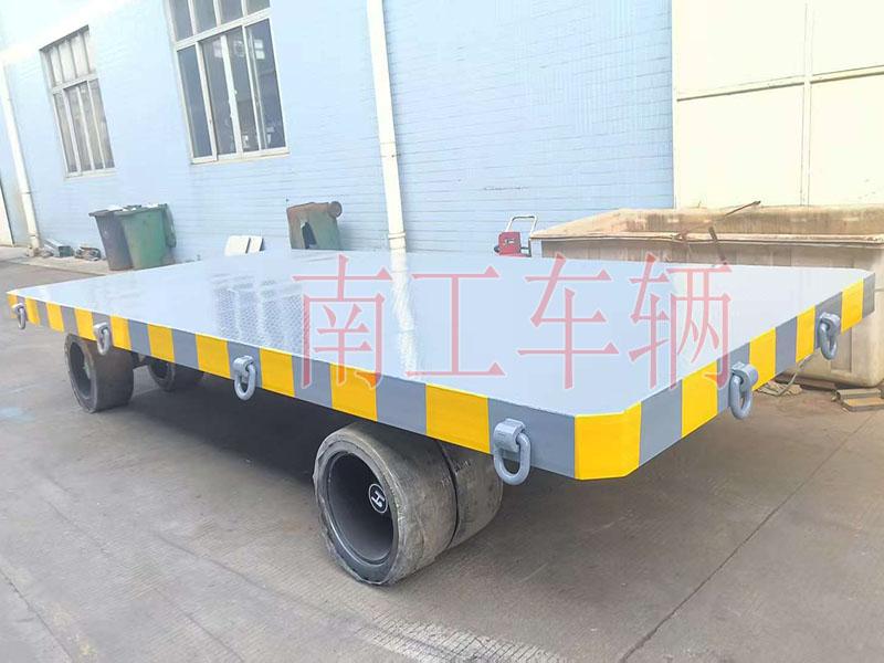 25吨重型牵引平板拖车 全挂式无动力工具拖车